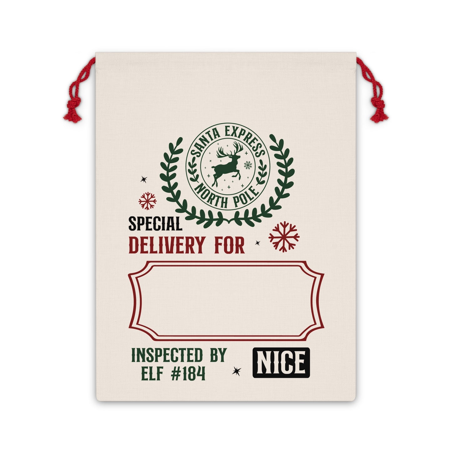 Special Delivery Santa Sack Gift Bag