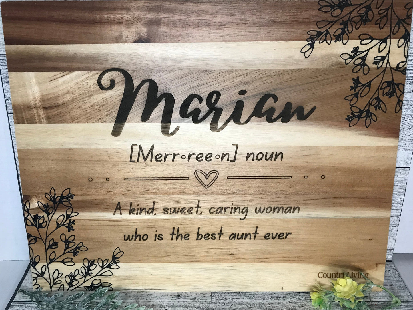 Custom Engraved Cutting Board