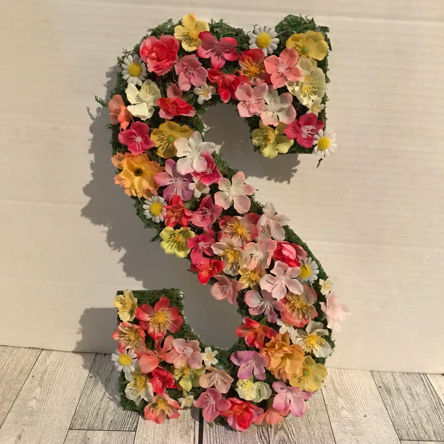 Floral Light Up Letter