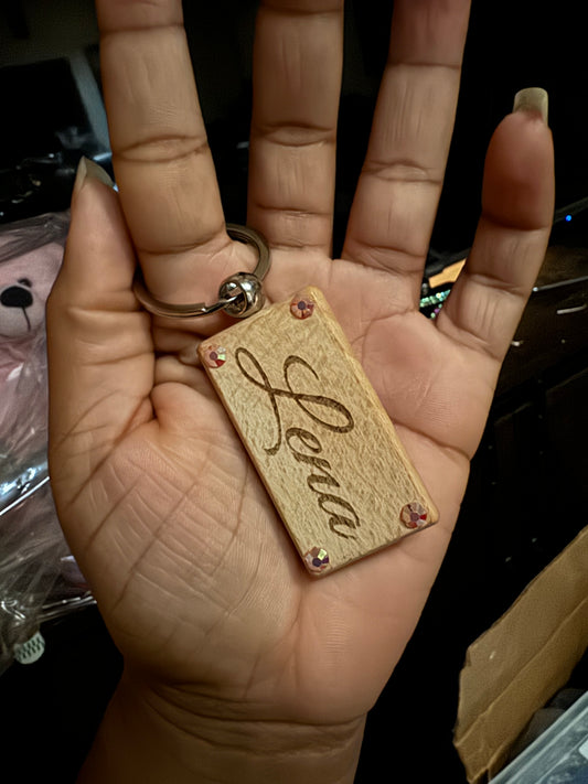 Customized Wooden Keychain