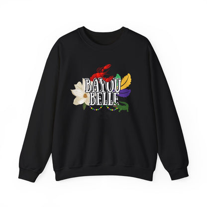 Bayou Belle Louisiana Culture Crewneck Sweatshirt