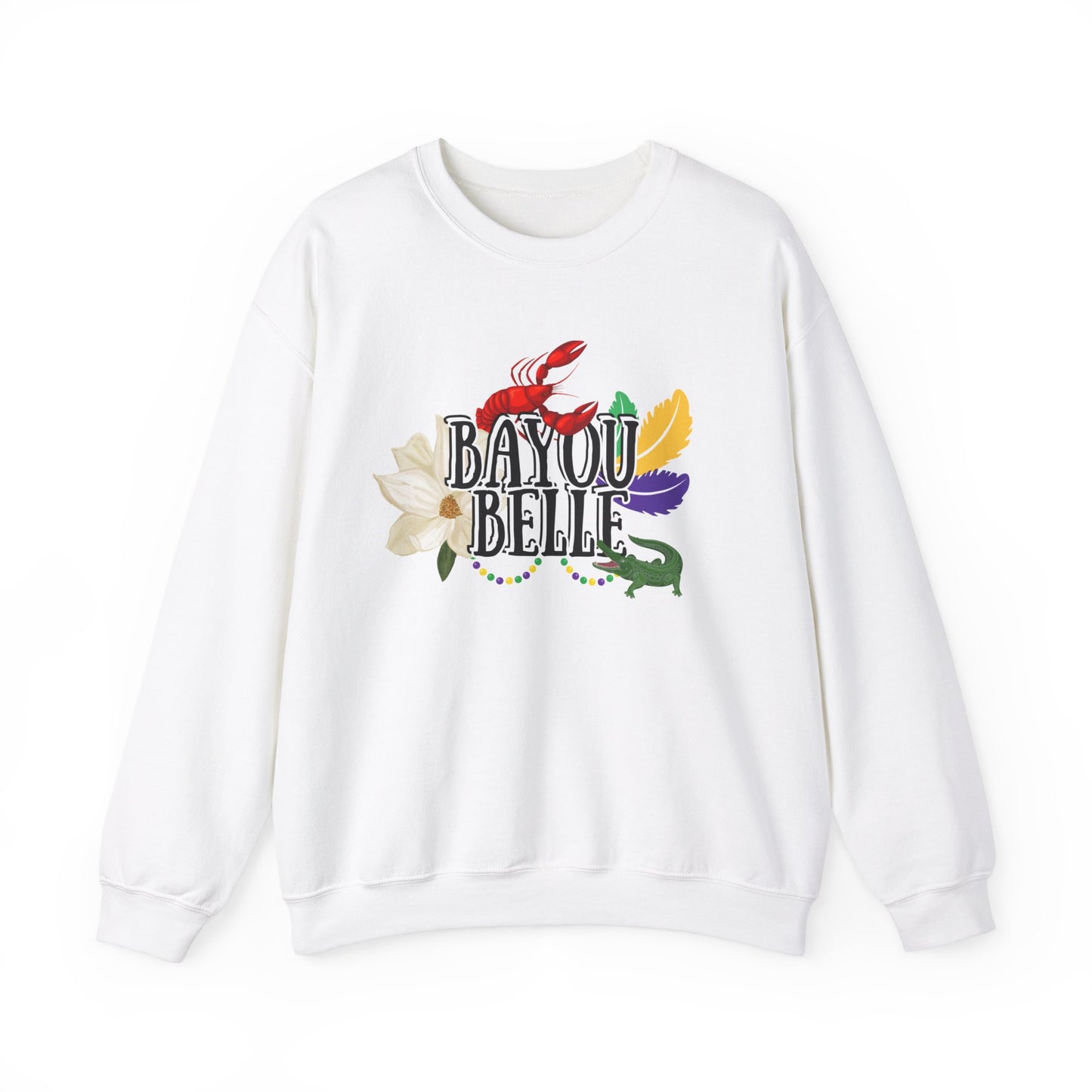 Bayou Belle Louisiana Culture Crewneck Sweatshirt