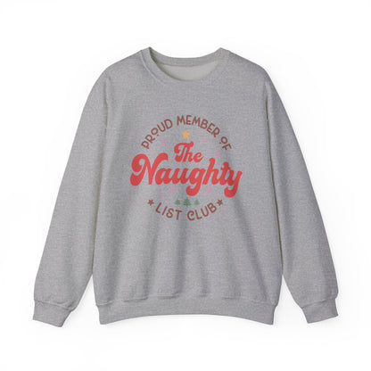 Proud Member of the Naughty List Club Crewneck Unisex Sweatshirt