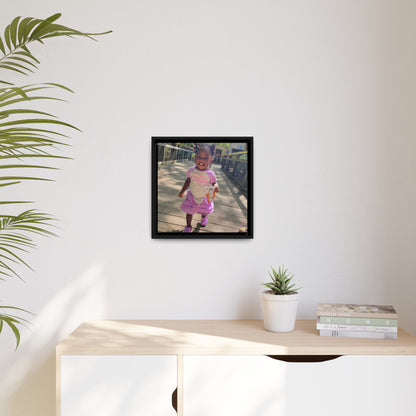 Custom Canvas Artwork with Black Frame