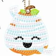 Bedazzled Halloween Keychains