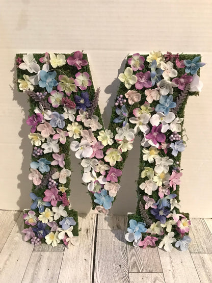 Floral Light Up Letter