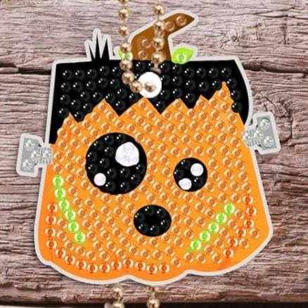 Bedazzled Halloween Keychains