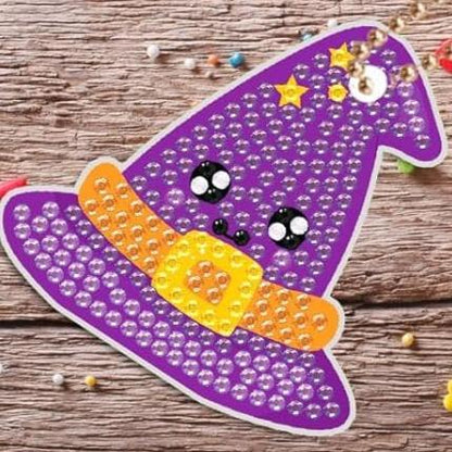 Bedazzled Halloween Keychains