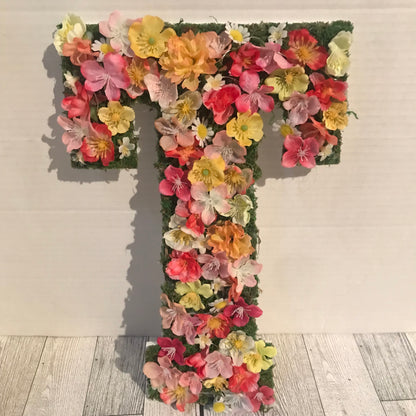 Floral Light Up Letter