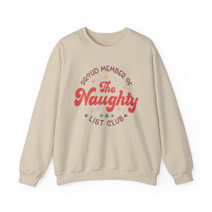 Proud Member of the Naughty List Club Crewneck Unisex Sweatshirt