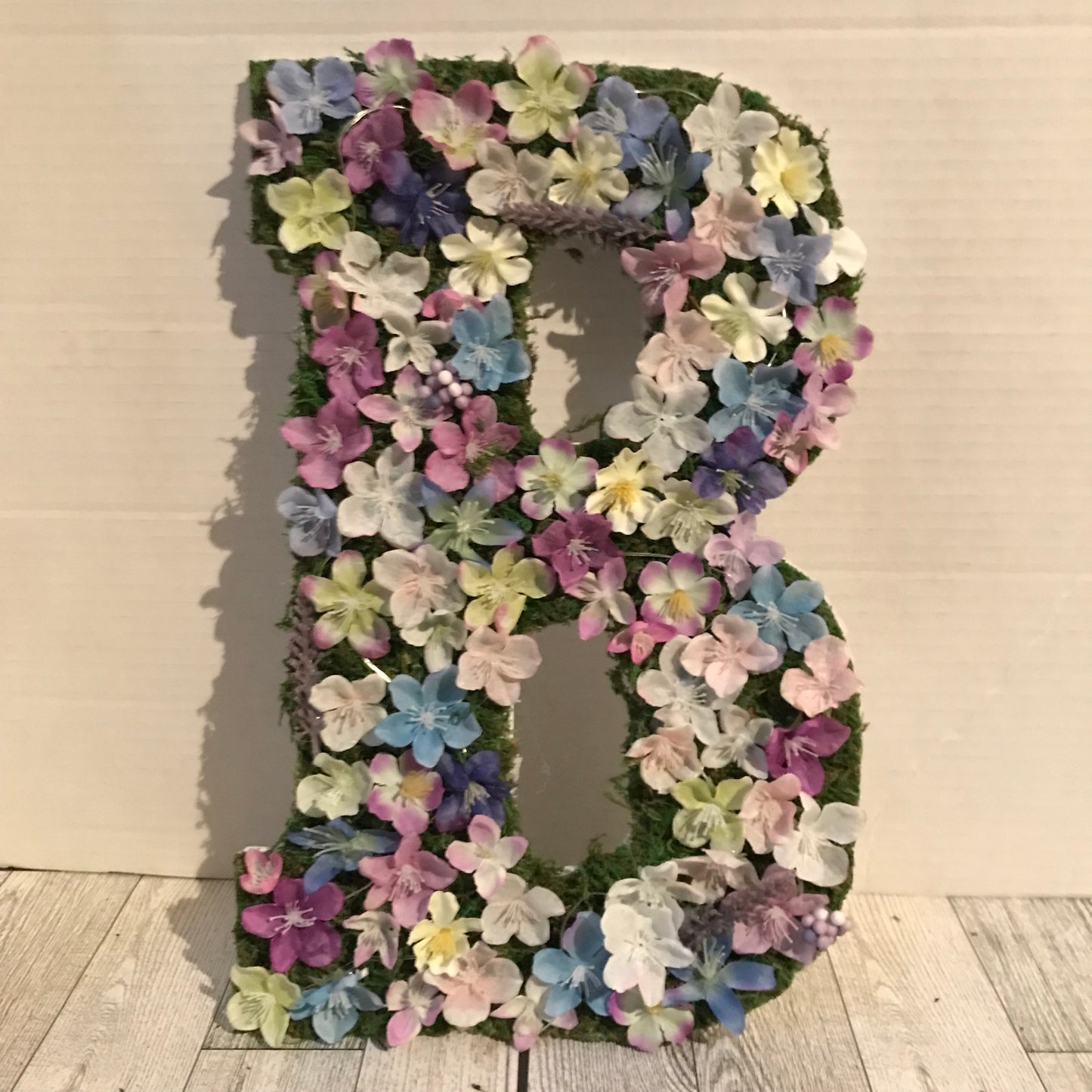 Floral Light Up Letter