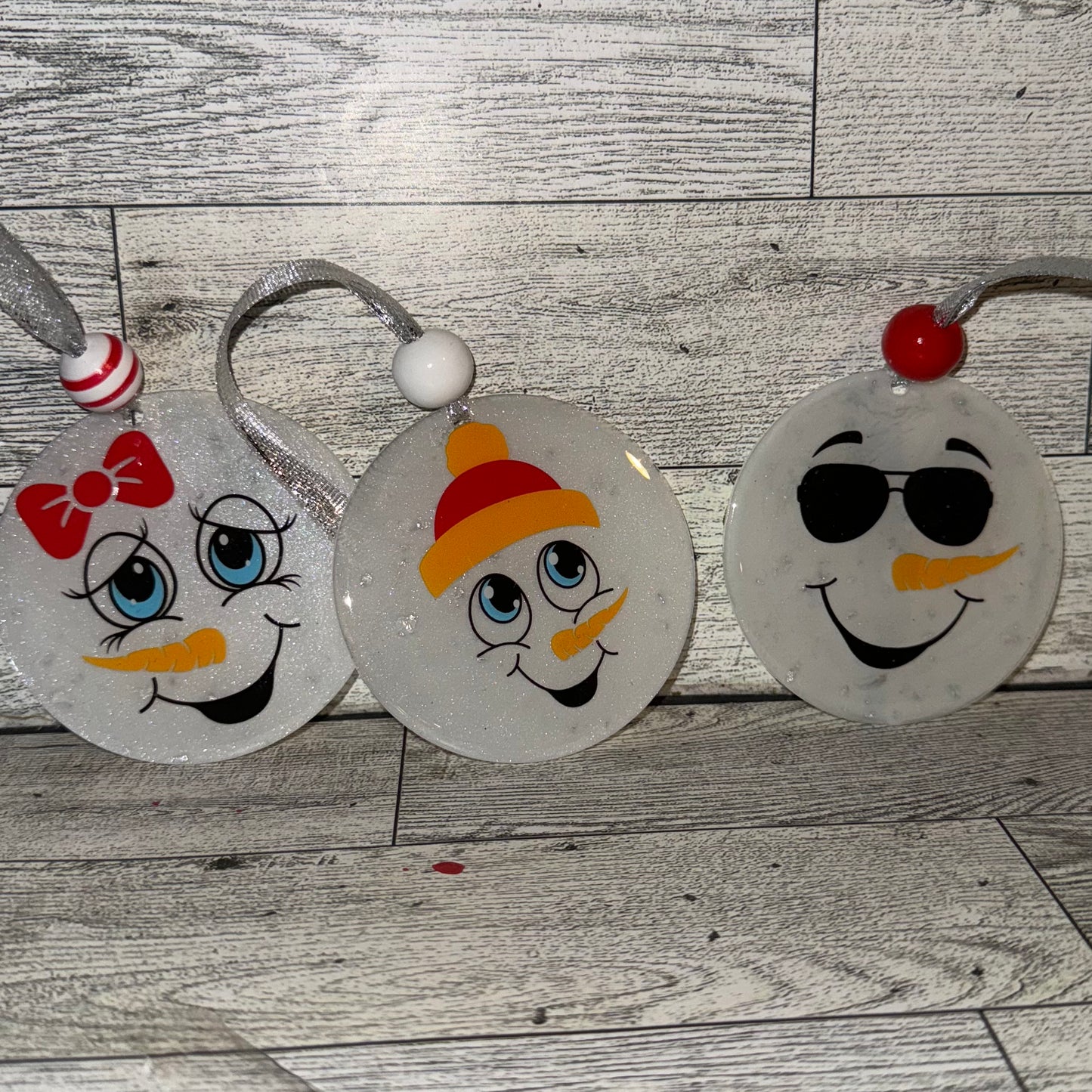 Assorted Snowman Acrylic Ornament