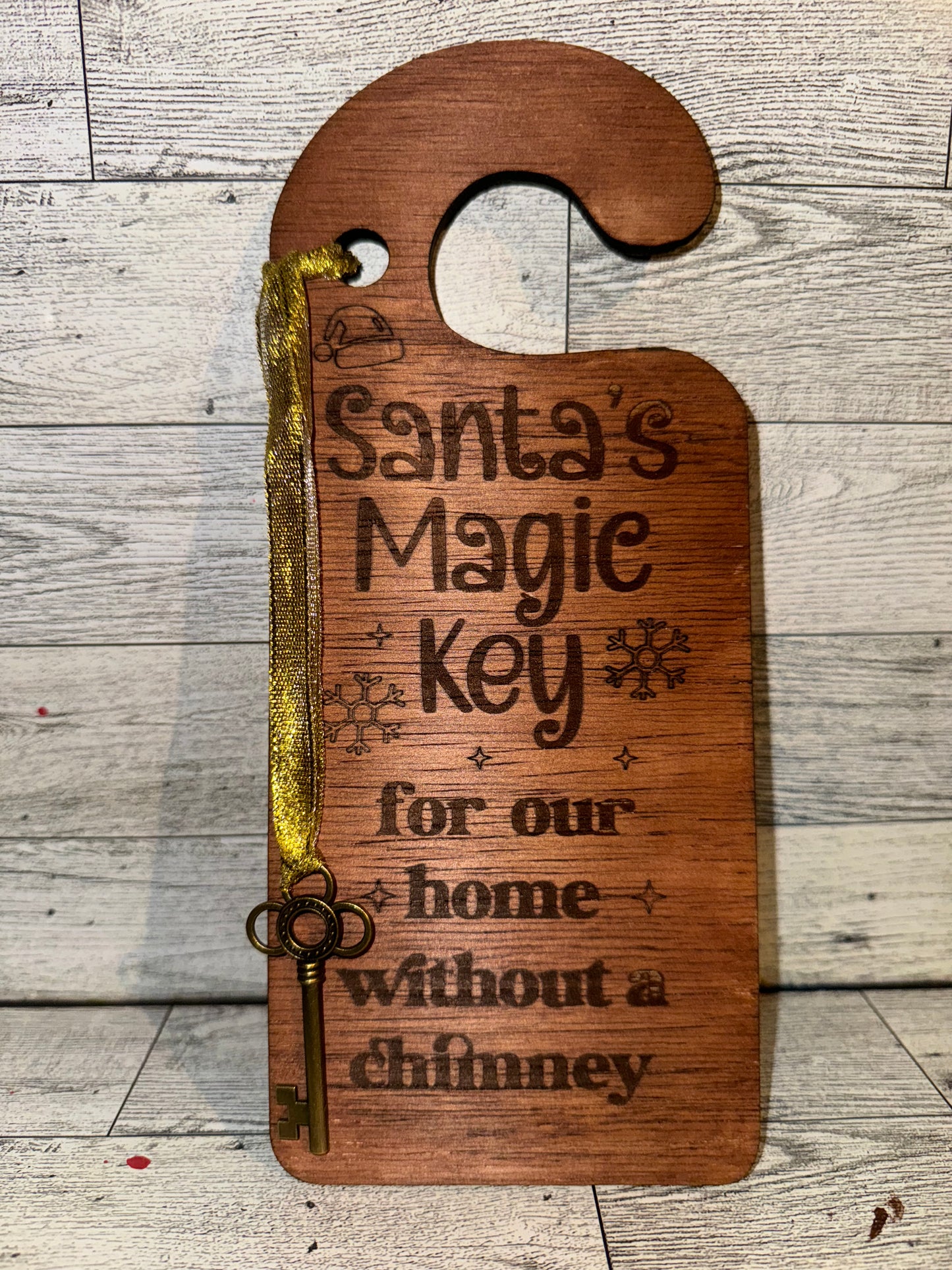 Santa's Magic Key Door Knob Hanger