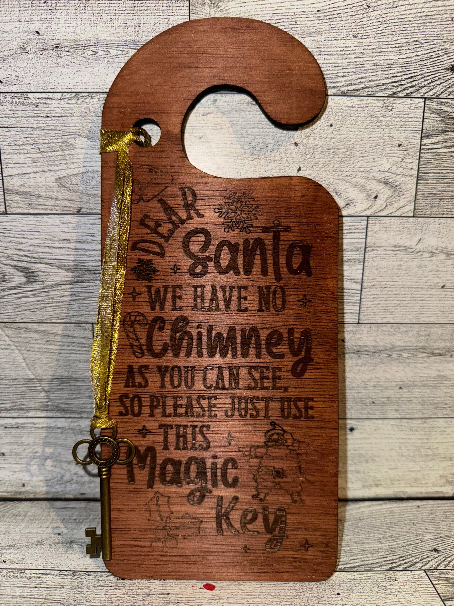 Santa's Magic Key Door Knob Hanger