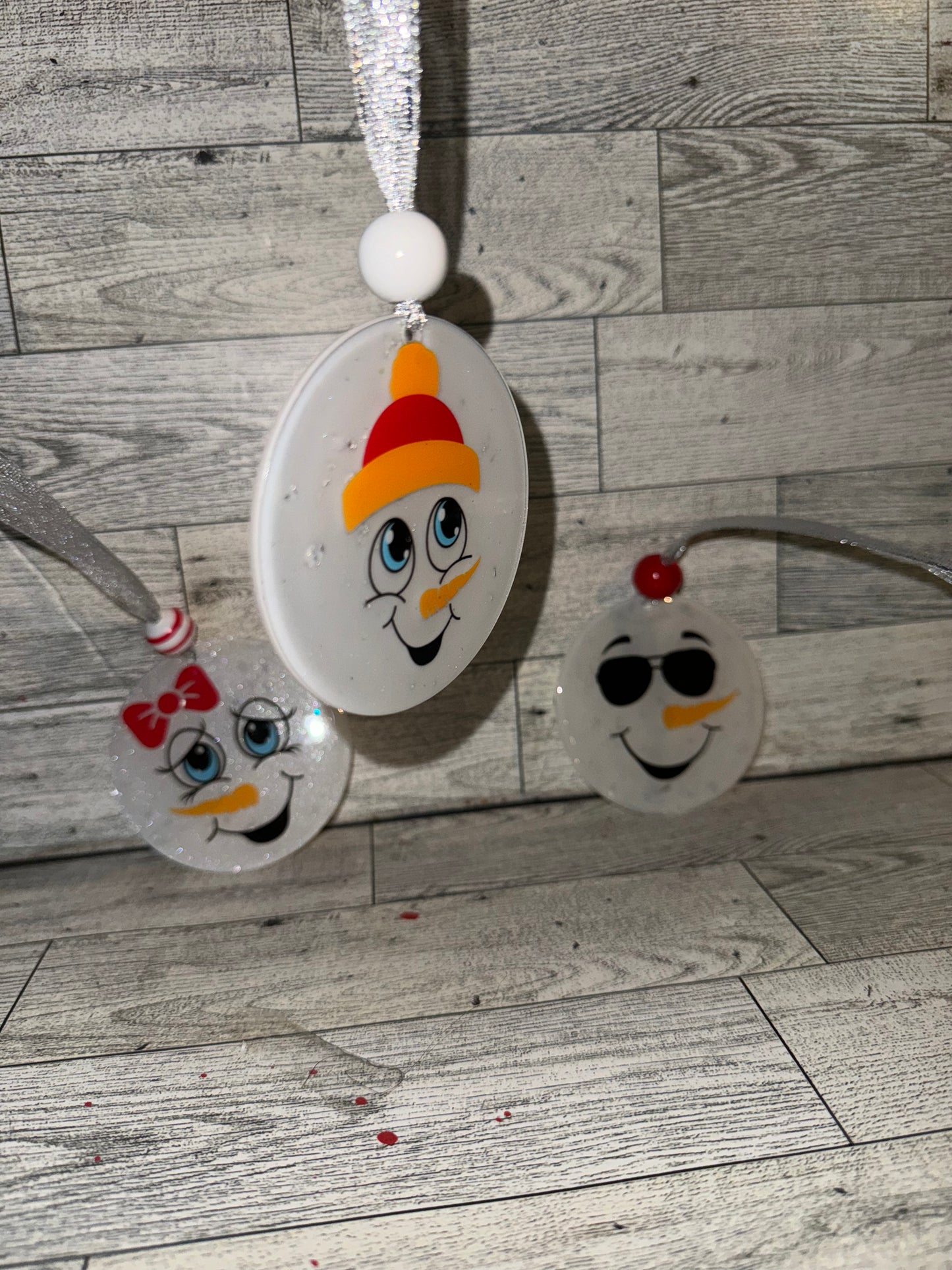 Assorted Snowman Acrylic Ornament