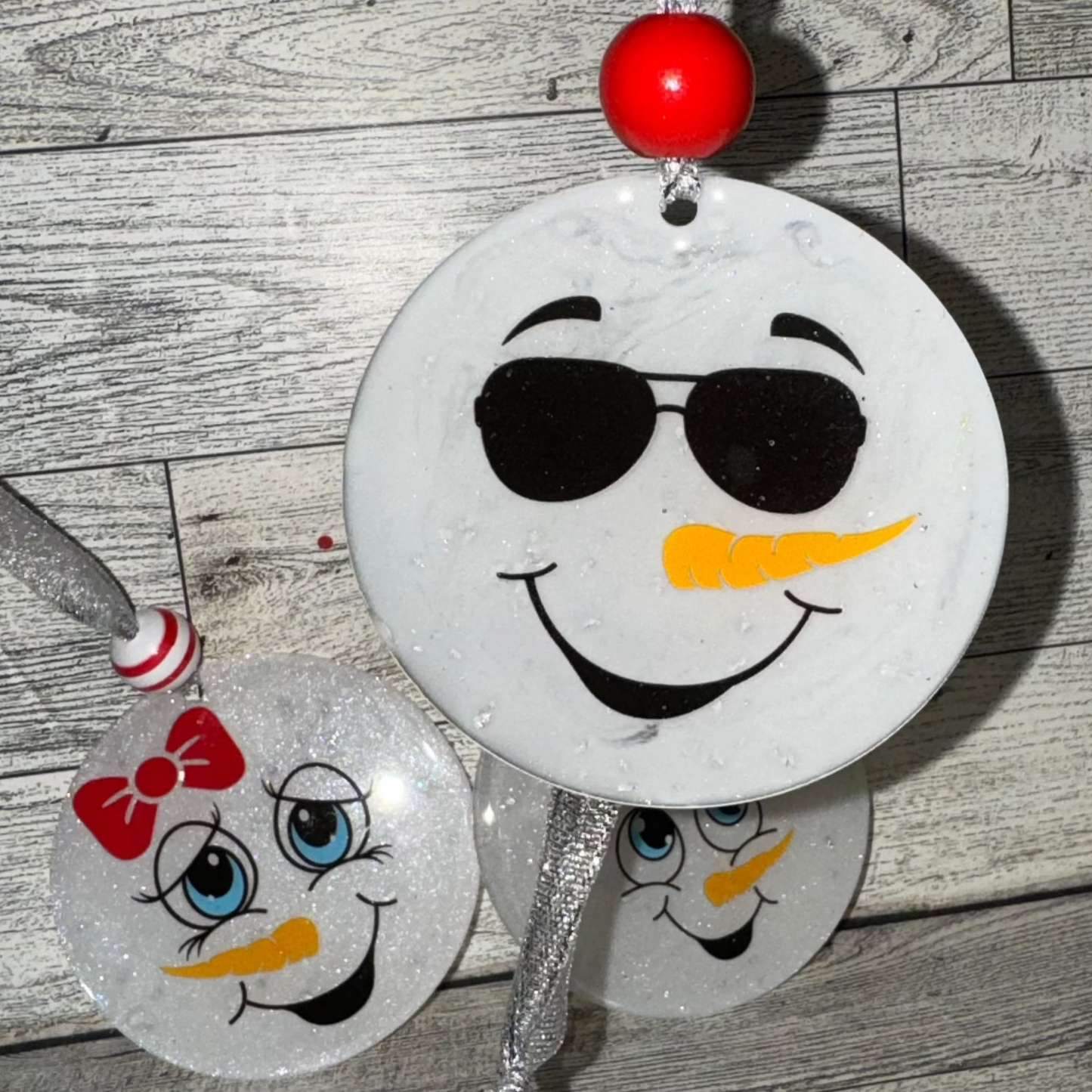 Assorted Snowman Acrylic Ornament