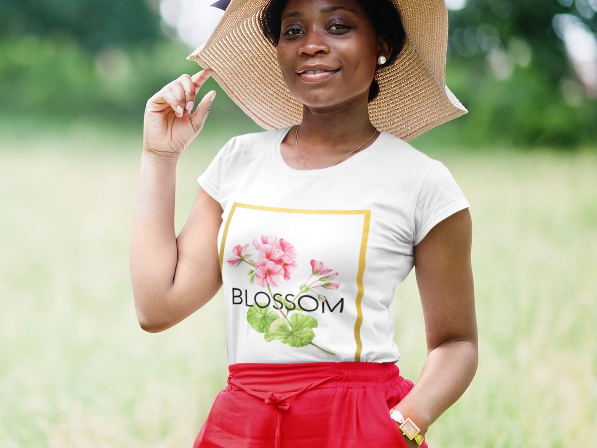 Geranium Blossom T-shirt